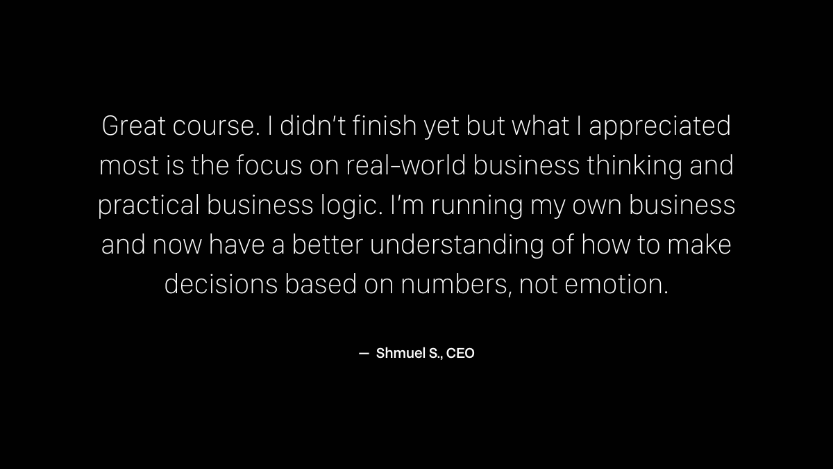 Student testimonial 5