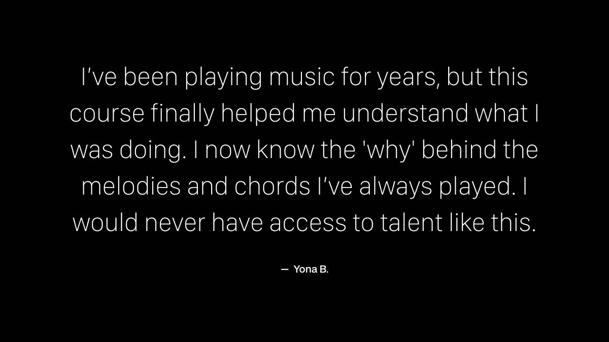 Student testimonial 1