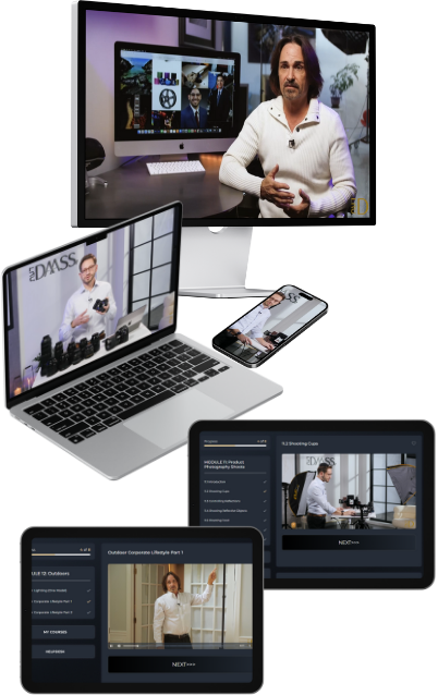 The Photography Academies on desktop, laptop, phone and tablet